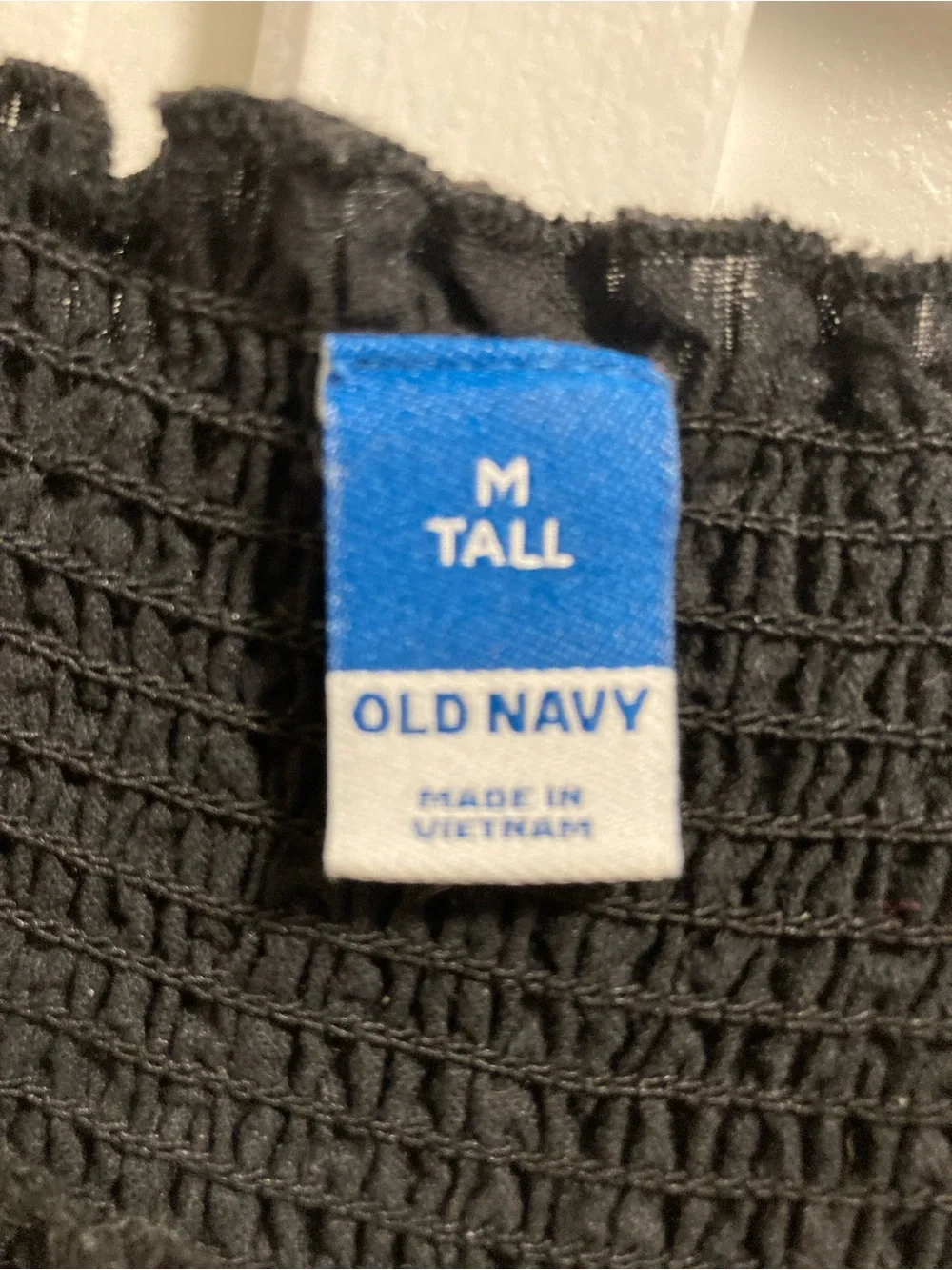 Old Navy Black Tiered Maxi Dress with Square Neck- Tall - Picture 3 of 3